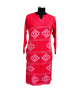 Women Kurti Red Printed design